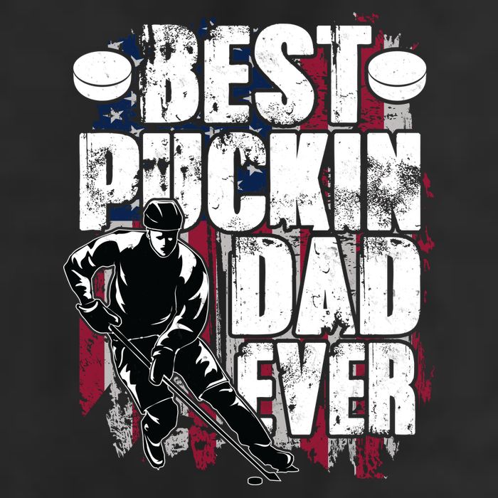 Cool Best Puckin Dad Ever Hockey Dad Adult Drive Performance Visor