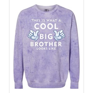 Cool Big Brother Colorblast Crewneck Sweatshirt