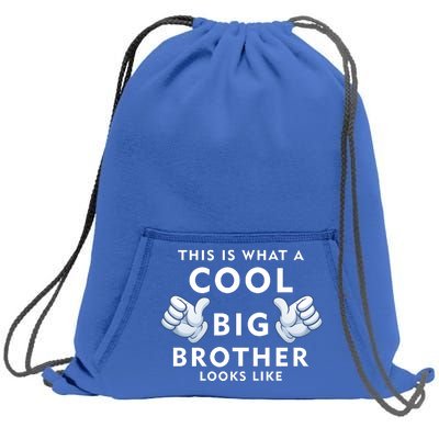 Cool Big Brother Sweatshirt Cinch Pack Bag