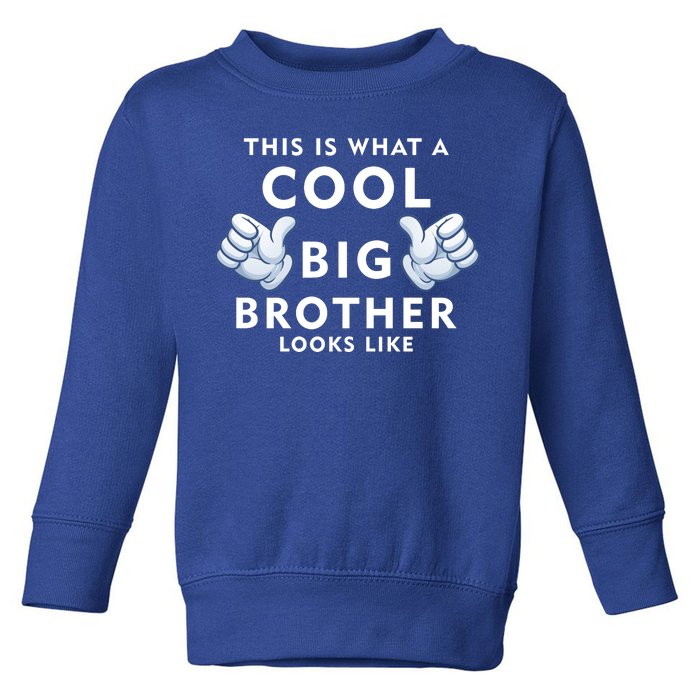 Cool Big Brother Toddler Sweatshirt