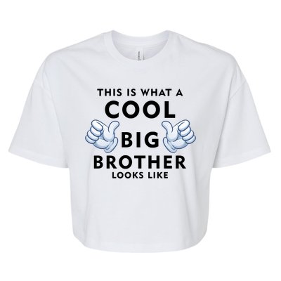 Cool Big Brother Bella+Canvas Jersey Crop Tee