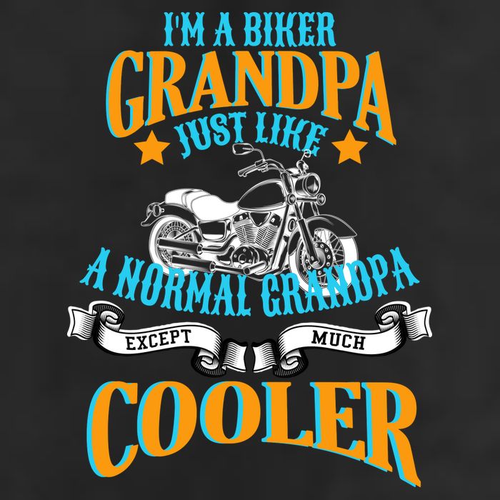 Cool Biker Grandpa Adult Drive Performance Visor