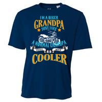 Cool Biker Grandpa Cooling Performance Crew T-Shirt