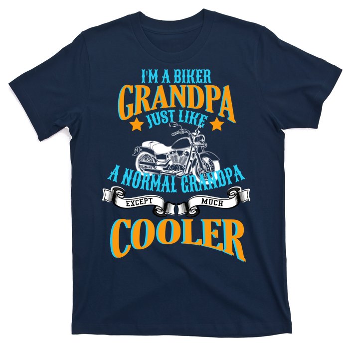 Cool Biker Grandpa T-Shirt