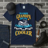 Cool Biker Grandpa Tall T-Shirt