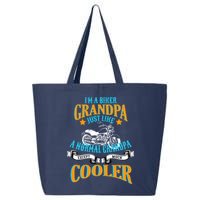 Cool Biker Grandpa 25L Jumbo Tote