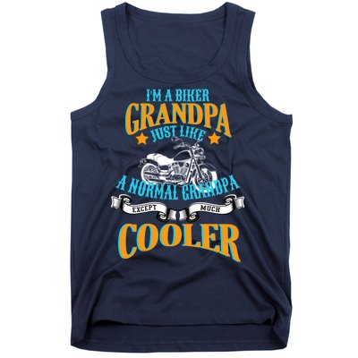 Cool Biker Grandpa Tank Top