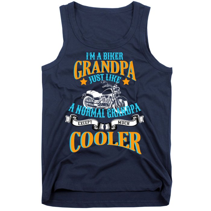 Cool Biker Grandpa Tank Top