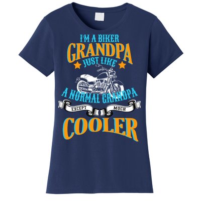 Cool Biker Grandpa Women's T-Shirt