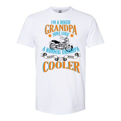 Cool Biker Grandpa Softstyle® CVC T-Shirt