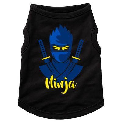 Cool Blue Ninja Doggie Tank