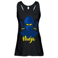 Cool Blue Ninja Ladies Essential Flowy Tank