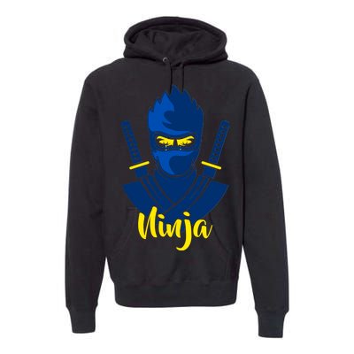 Cool Blue Ninja Premium Hoodie