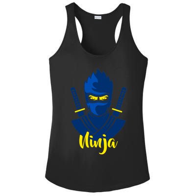 Cool Blue Ninja Ladies PosiCharge Competitor Racerback Tank