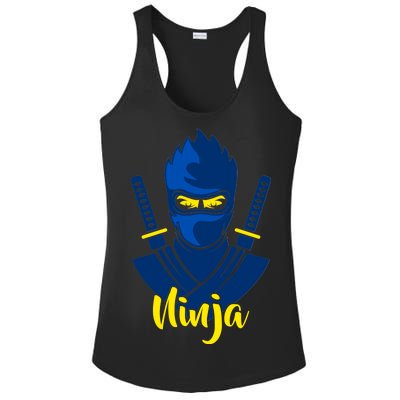 Cool Blue Ninja Ladies PosiCharge Competitor Racerback Tank