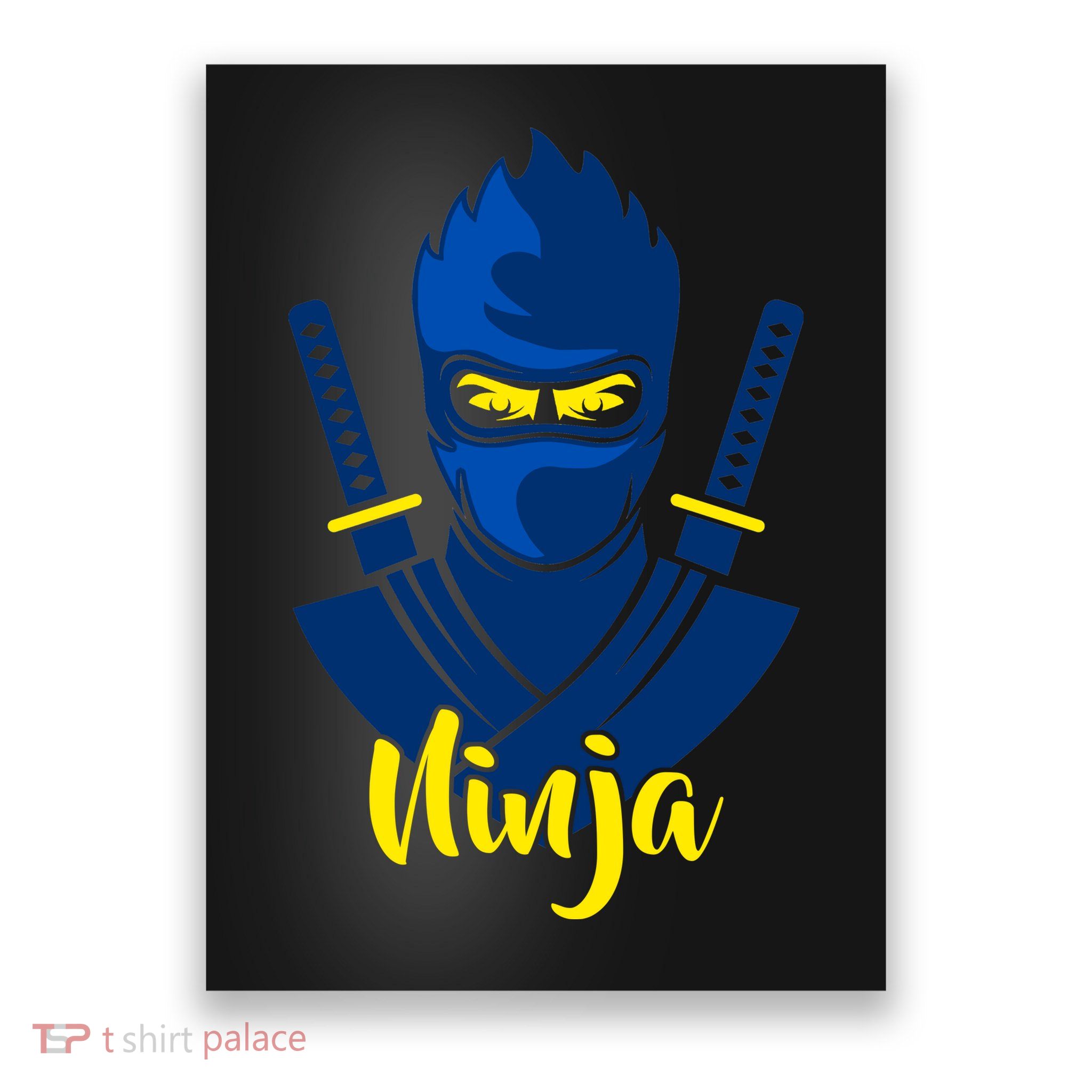 Cool Blue Ninja Poster