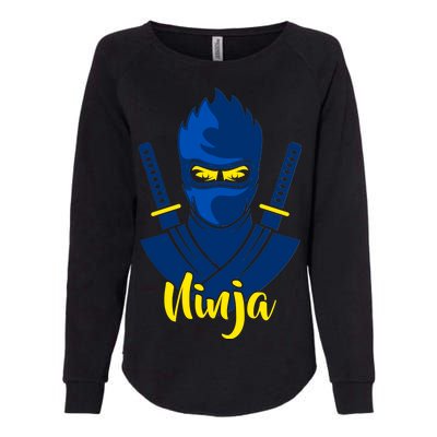 Cool Blue Ninja Womens California Wash Sweatshirt