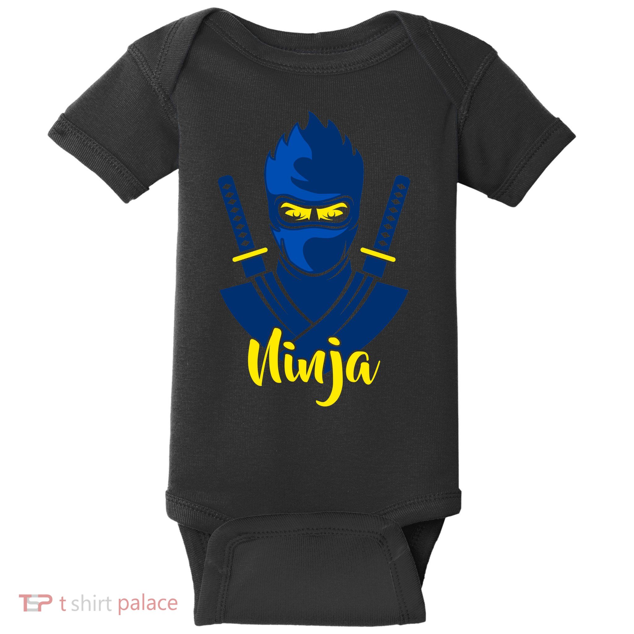 Cool Blue Ninja Baby Bodysuit