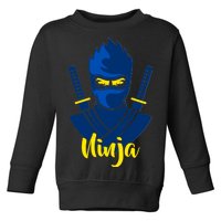 Cool Blue Ninja Toddler Sweatshirt