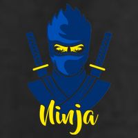 Cool Blue Ninja Trucker Hat