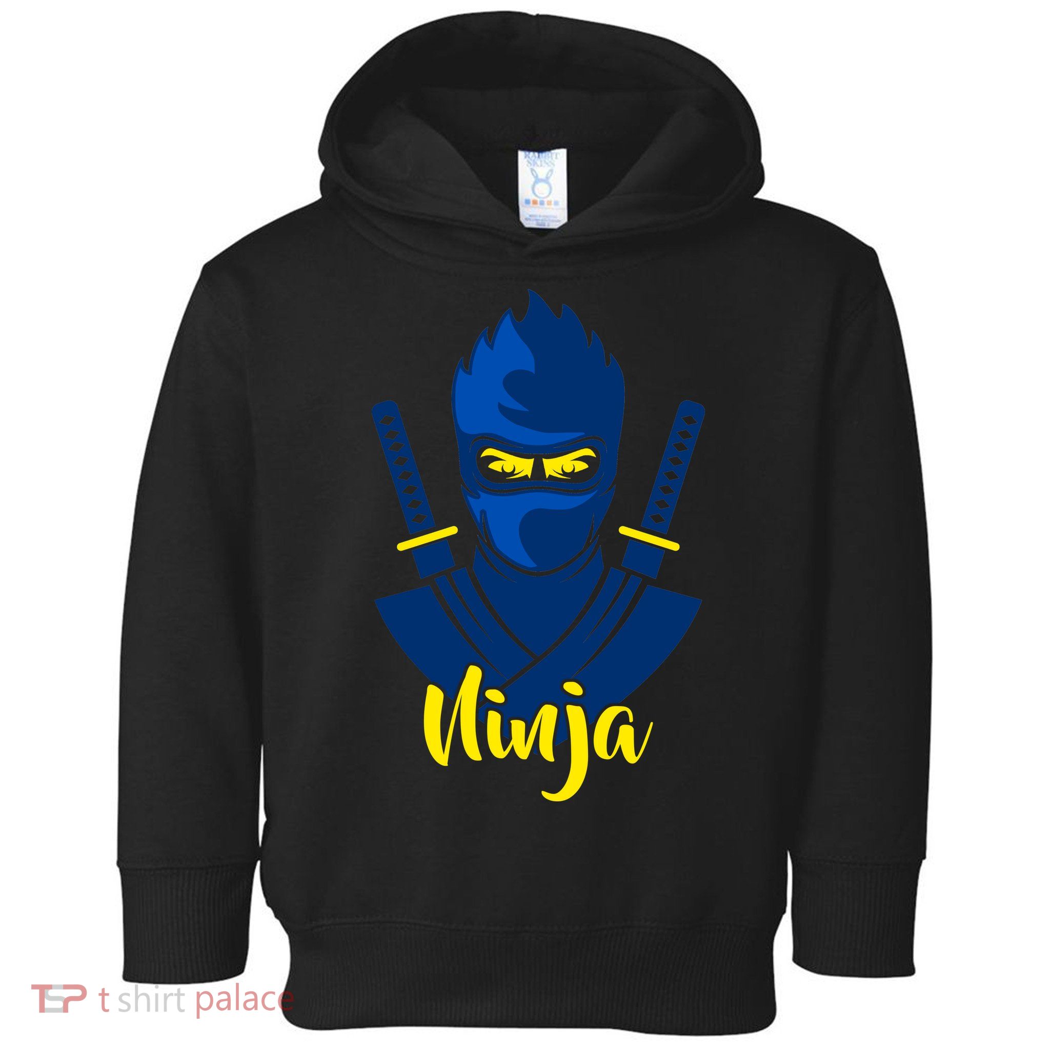 Cool Blue Ninja Toddler Hoodie