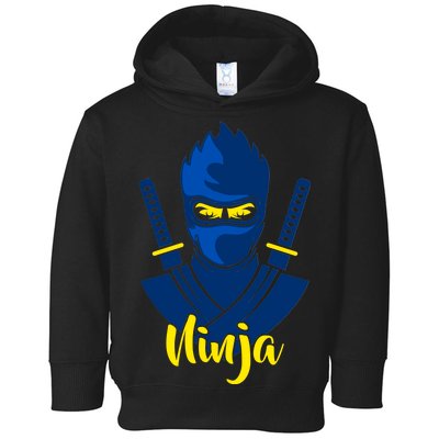 Cool Blue Ninja Toddler Hoodie