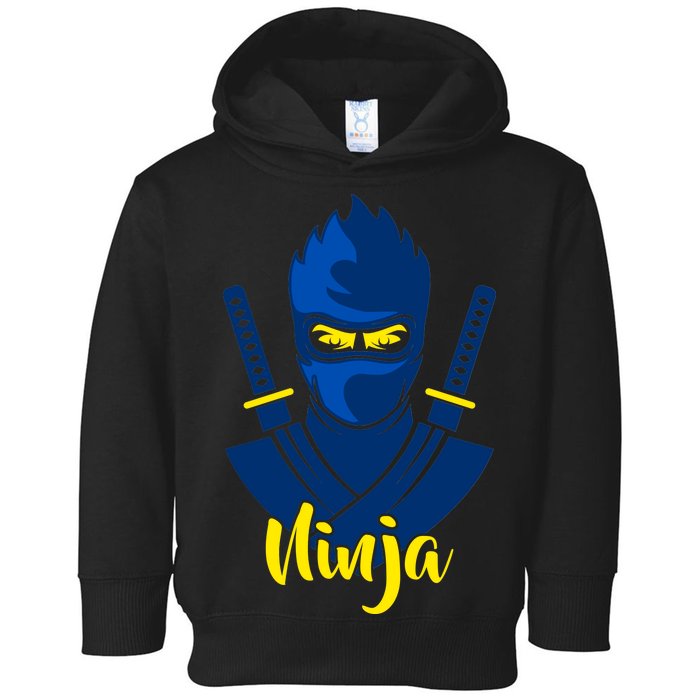 Cool Blue Ninja Toddler Hoodie