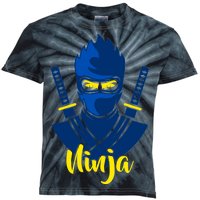 Cool Blue Ninja Kids Tie-Dye T-Shirt