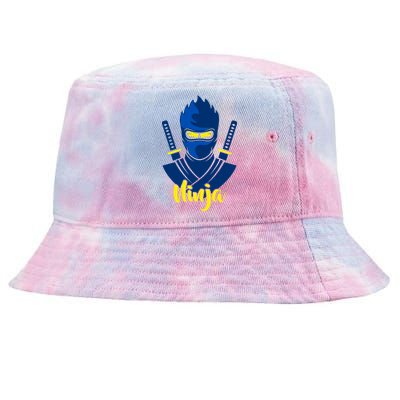 Cool Blue Ninja Tie-Dyed Bucket Hat