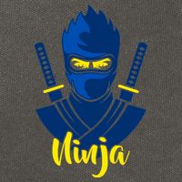 Cool Blue Ninja Cotton Canvas Backpack