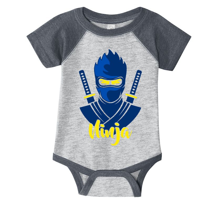 Cool Blue Ninja Infant Baby Jersey Bodysuit