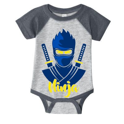 Cool Blue Ninja Infant Baby Jersey Bodysuit