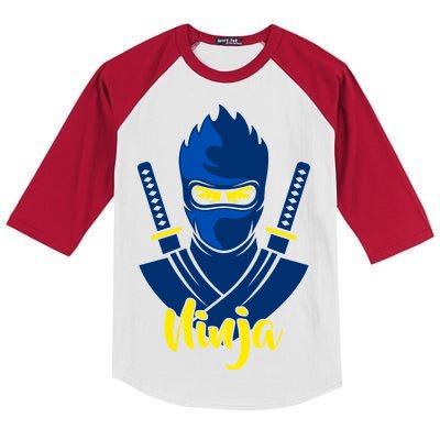 Cool Blue Ninja Kids Colorblock Raglan Jersey