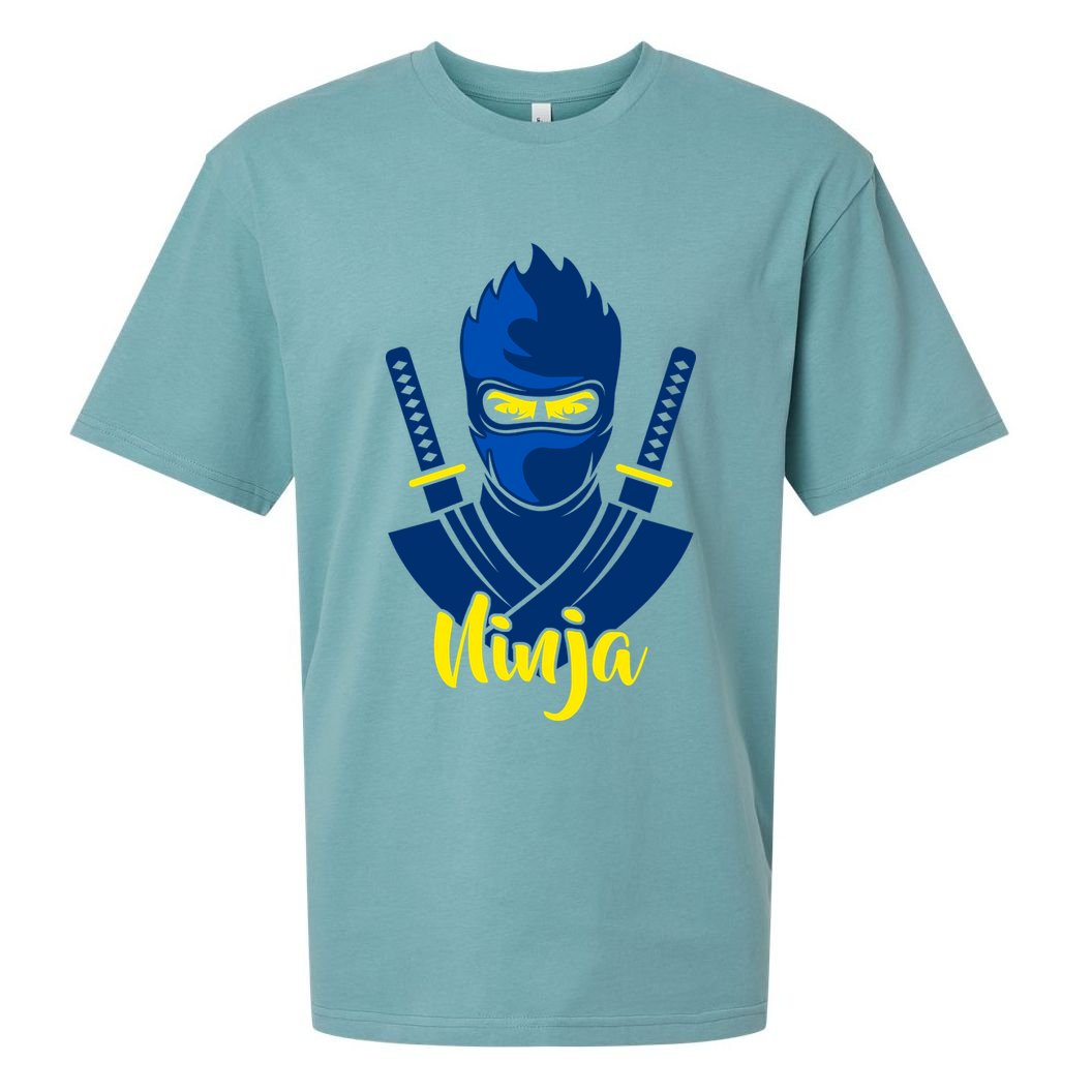 Cool Blue Ninja Sueded Cloud Jersey T-Shirt