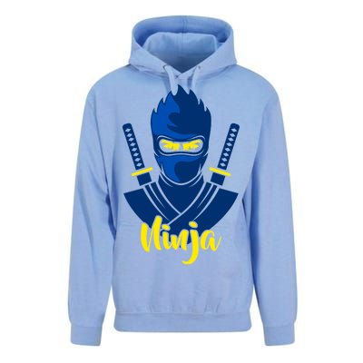 Cool Blue Ninja Unisex Surf Hoodie