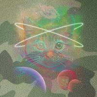 Cool Cat Nebula Space Universe  Legacy Tie Dye Trucker Hat