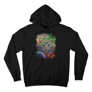 Cool Cat Nebula Space Universe  Hoodie