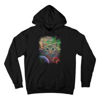 Cool Cat Nebula Space Universe  Hoodie