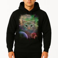 Cool Cat Nebula Space Universe  Hoodie
