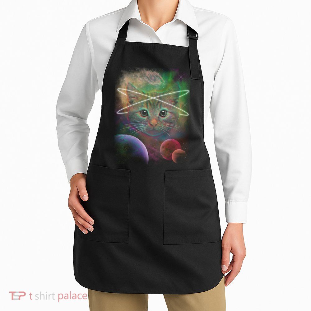 Cool Cat Nebula Space Universe  Apron