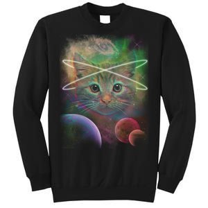 Cool Cat Nebula Space Universe  Sweatshirt