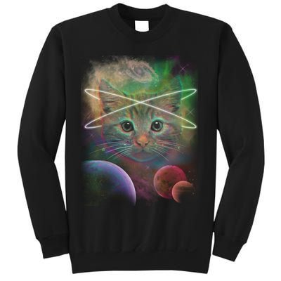Cool Cat Nebula Space Universe  Sweatshirt