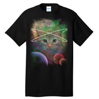 Cool Cat Nebula Space Universe  Tall T-Shirt