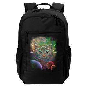 Cool Cat Nebula Space Universe  Daily Commute Backpack