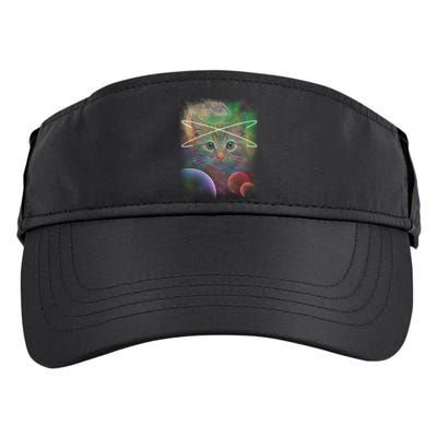 Cool Cat Nebula Space Universe  Adult Drive Performance Visor