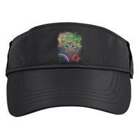 Cool Cat Nebula Space Universe  Adult Drive Performance Visor