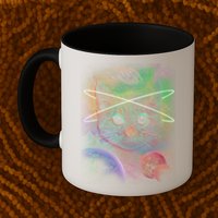 Cool Cat Nebula Space Universe  Mug