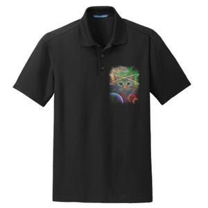 Cool Cat Nebula Space Universe  Dry Zone Grid Polo