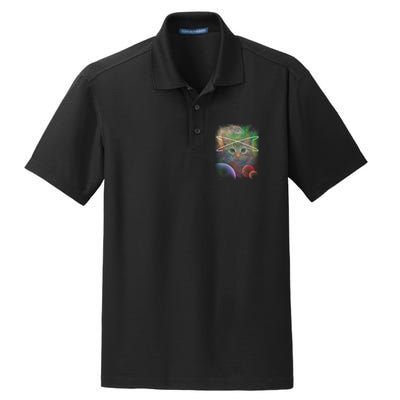 Cool Cat Nebula Space Universe  Dry Zone Grid Polo