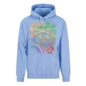 Cool Cat Nebula Space Universe  Unisex Surf Hoodie